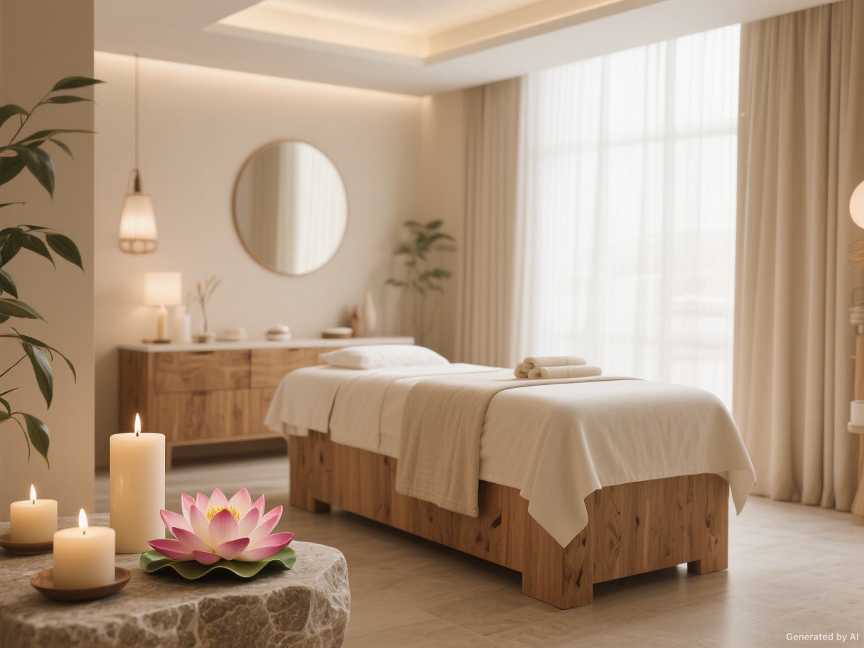 Luxury spa room